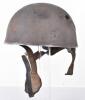 WW2 Polish Airborne Forces Battle Damaged Steel Combat Helmet - 2