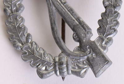 WW2 German Army / Waffen-SS Infantry Assault Badge in Silver, by Steinhauer & Lück - 5