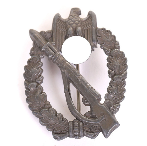 WW2 German Army / Waffen-SS Infantry Assault Badge in Silver, by Shuco