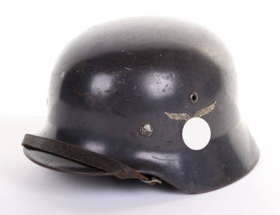 WW2 German Luftwaffe M-35 Double-Decal Steel Combat Helmet