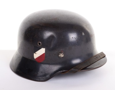 WW2 German Luftwaffe M-35 Double-Decal Steel Combat Helmet - 3