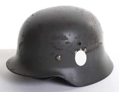 WW2 German Army M-35 Double Decal Steel Combat Helmet