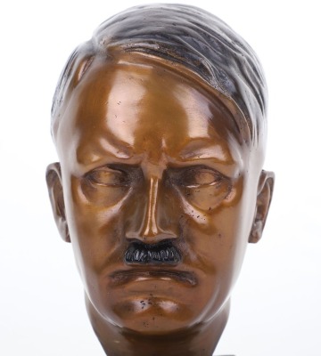 Adolf Hitler Bronze Table Bust - 2