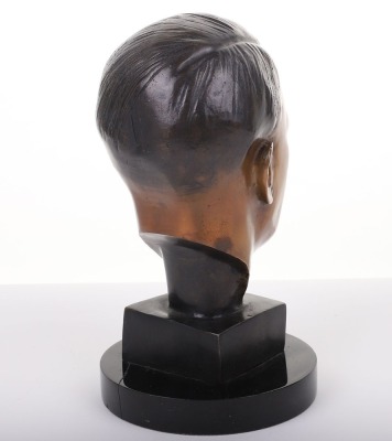 Adolf Hitler Bronze Table Bust - 5