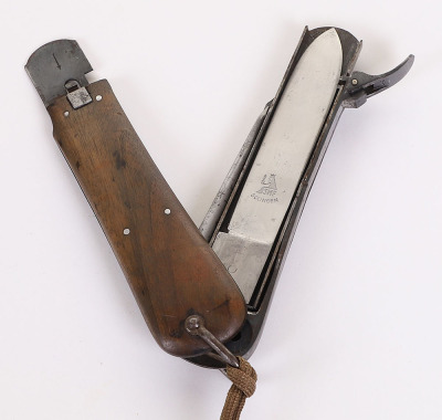 WW2 German Luftwaffe Paratroopers 2nd Pattern Take Down Gravity Knife - 13