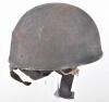 WW2 Polish Airborne Forces Battle Damaged Steel Combat Helmet - 4