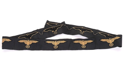 Uncut Strip of Waffen-SS Tunic Eagles - 2