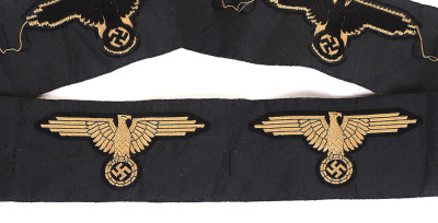 Uncut Strip of Waffen-SS Tunic Eagles - 3