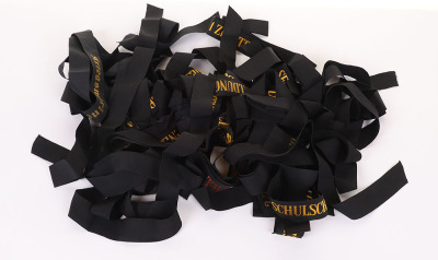 Quantity of Post WW2 German Naval Cap Ribbons (Tallies) - 3