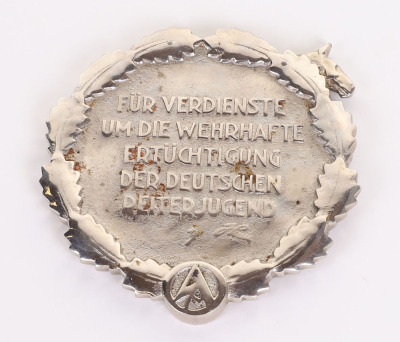 WW2 German Third Reich SA NSDAP Defence of German Equestrian Youth Non-Portable Award - 5