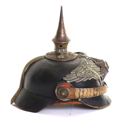 Imperial German Prussian Garde Regiment Officers Pickelhaube - 4