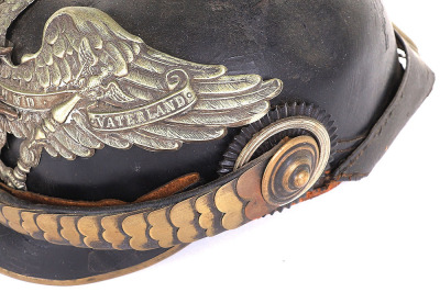 Imperial German Prussian Garde Regiment Officers Pickelhaube - 7