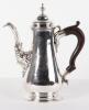 An impressive and large silver coffee pot, &lsquo;TW&rsquo;, London 1754