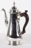 An impressive and large silver coffee pot, &lsquo;TW&rsquo;, London 1754 - 2