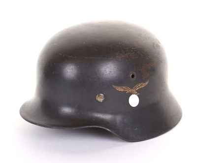 WW2 German Luftwaffe M-35 Double Decal Steel Combat Helmet