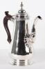 An impressive and large silver coffee pot, &lsquo;TW&rsquo;, London 1754 - 5