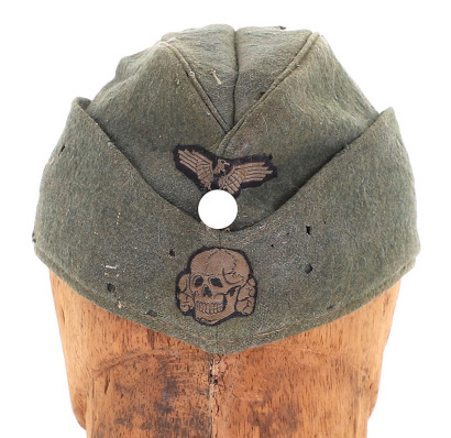 Rare WW2 German Waffen-SS Enlisted Mans Overseas / Side Cap