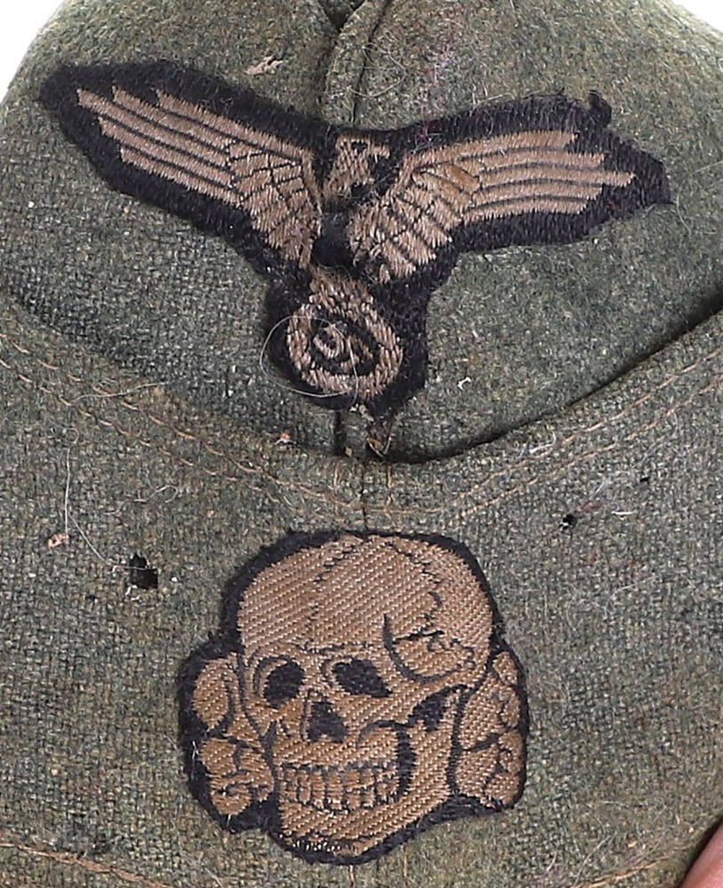 Rare WW2 German Waffen-SS Enlisted Mans Overseas / Side Cap
