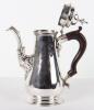 An impressive and large silver coffee pot, &lsquo;TW&rsquo;, London 1754 - 8