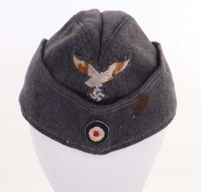 WW2 German Luftwaffe Other Ranks Overseas / Side Cap - 4