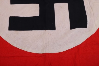 WW2 German Party Flag / Vehicle Recognition Flag Captured in Luxembourg by US GI in 1944 - 4