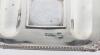 A Victorian silver twin pot inkstand, Gibson & Langman, London 1898 - 10