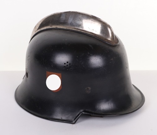 WW2 German Fire Police Steel Helmet