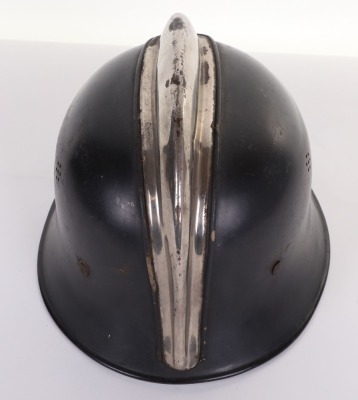 WW2 German Fire Police Steel Helmet - 5