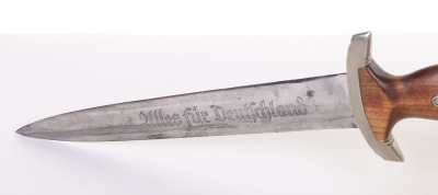 Third Reich SA (Sturmabteilung) Dress Dagger with Name Etched to Blade - 8