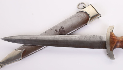 Third Reich SA (Sturmabteilung) Dress Dagger with Name Etched to Blade - 14