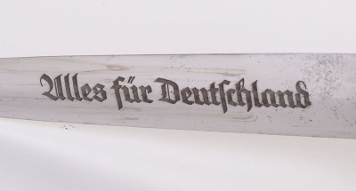 Third Reich SA (Sturmabteilung) Dress Dagger with Erased Rohm Inscription - 9