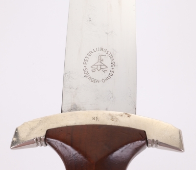 Third Reich SA (Sturmabteilung) Dress Dagger by Peter Lungstrass, Solingen Ohligs - 9