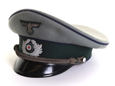 WW2 German Medical Officers Visor Cap - 3