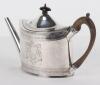 A George III silver teapot, Patrick & Anne Bateman, London 1791 - 2
