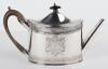 A George III silver teapot, Patrick & Anne Bateman, London 1791 - 4
