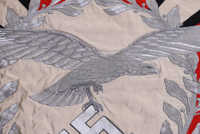 Rare WW2 German Luftwaffe Flak Regimental Standard (Standarte) - 4