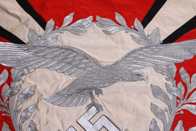 Rare WW2 German Luftwaffe Flak Regimental Standard (Standarte) - 12