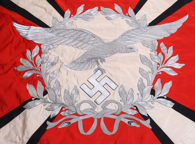 Rare WW2 German Luftwaffe Flak Regimental Standard (Standarte) - 37