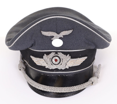 WW2 German Luftwaffe Officers Visor Cap