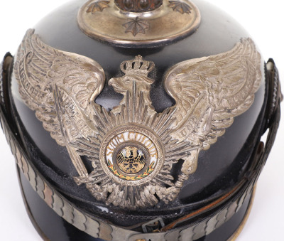 WW1 Imperial German Prussian Garde Regiment zu Fuss Officers Pickelhaube in Original Carry Case - 16