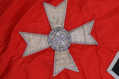 Rare Third Reich D.A.F (Deutsche Arbeitsfront) Wartime Honour Flag Bestowed Upon Factories who made Meritorious Contributions to the German War Effort, - 6