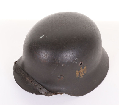 WW2 German Kriegsmarine (Naval) M-35 Steel Combat Helmet - 14