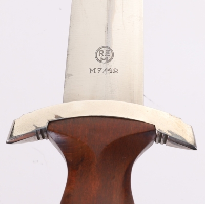 Third Reich NSKK (Nationalsozialistisches Kraftfahrkorps) Dress Dagger by WKC (RZM M7/42) - 6