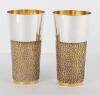 A pair of silver beakers, S Devlin, London 1969 - 5