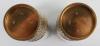 A pair of silver beakers, S Devlin, London 1969 - 7
