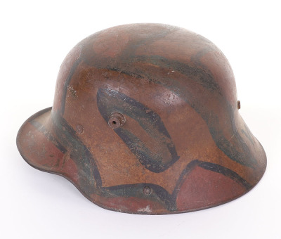 WW1 German M-16 Camouflage Helmet Shell - 2