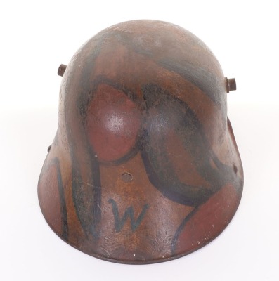 WW1 German M-16 Camouflage Helmet Shell - 3