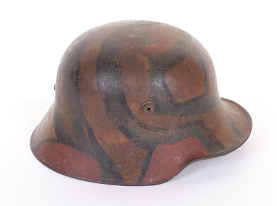 WW1 German M-16 Camouflage Helmet Shell - 5