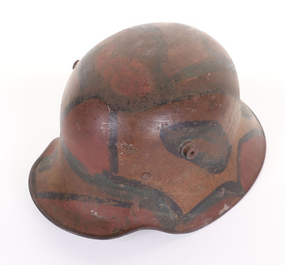 WW1 German M-16 Camouflage Helmet Shell - 10