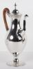 A George III silver bright cut coffee pot, J Daniel, London 1787 - 5
